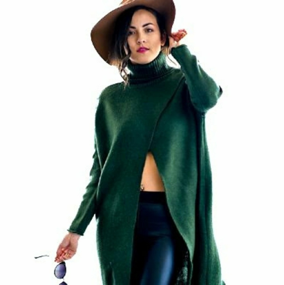 High low sweater
